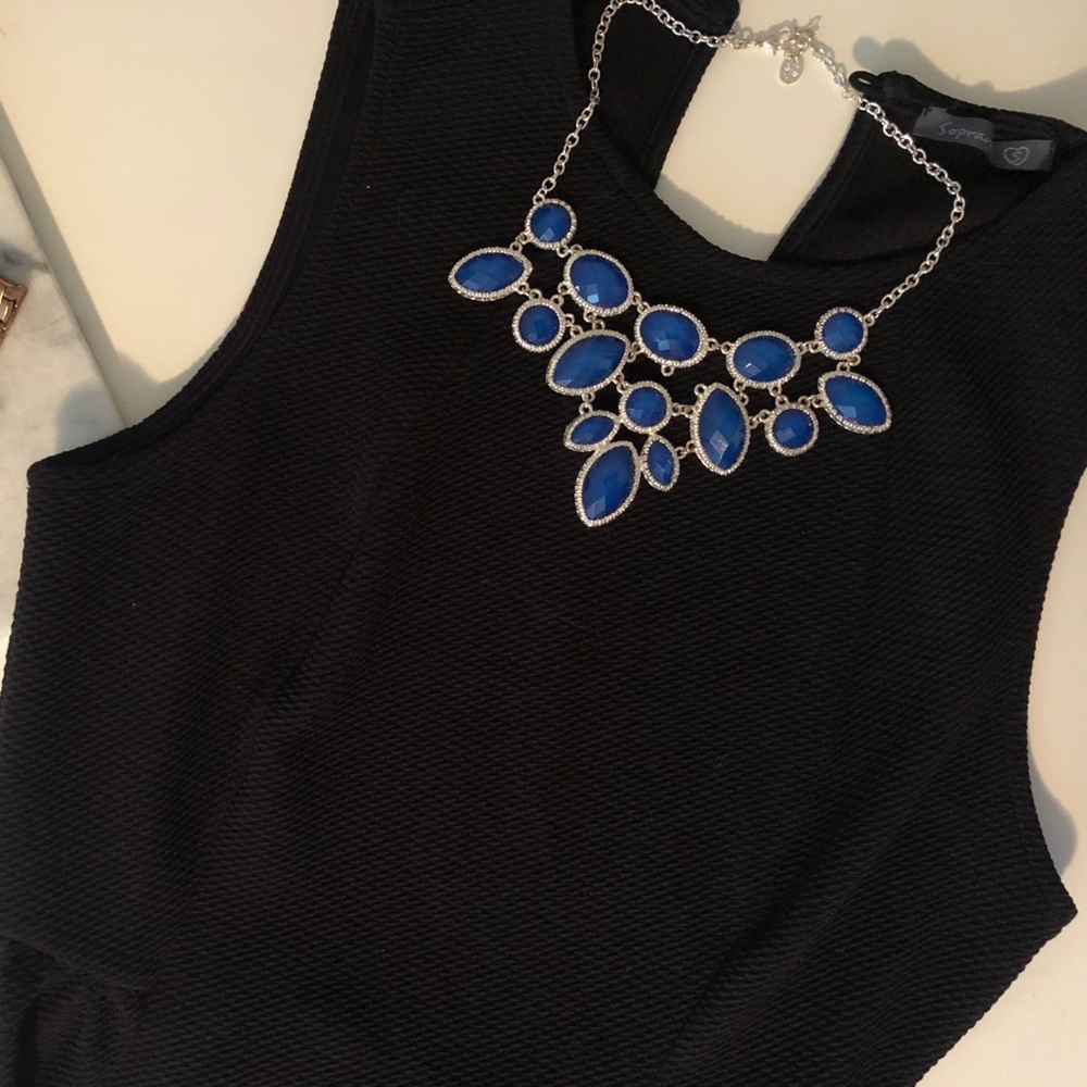 Dress comes with free necklace!